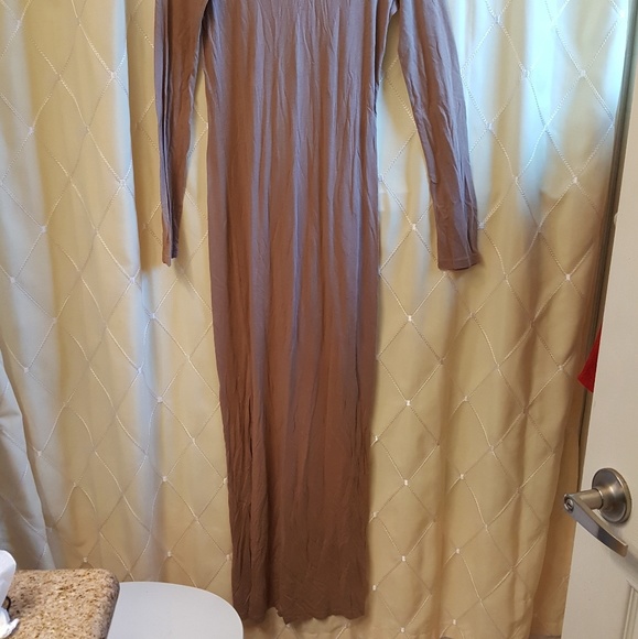 Daftbird Long sleeve maxi dress w/ slit - Picture 3 of 6